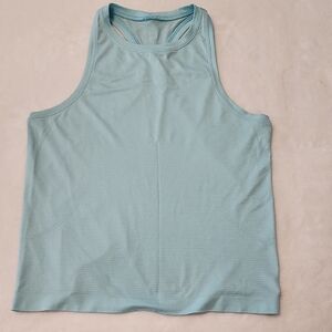 Women's Light Blue Sleeveless Top